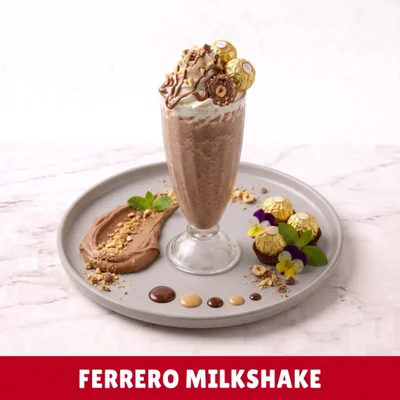 Decadent Ferrero Rocher Hazelnut Shake at Cheam Peri Peri