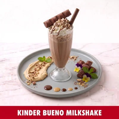 Thick Kinder Chocolate Shake at Cheam Peri Peri