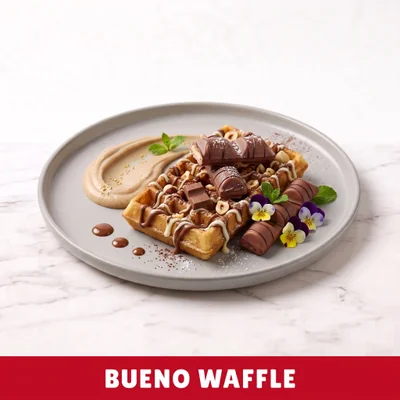 Kinder Bueno Chocolate Hazelnut Waffle at Cheam Peri Peri